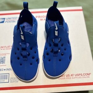 Nike Youth Sunray Protect 4 Sandal Game Royal/ White Size 2